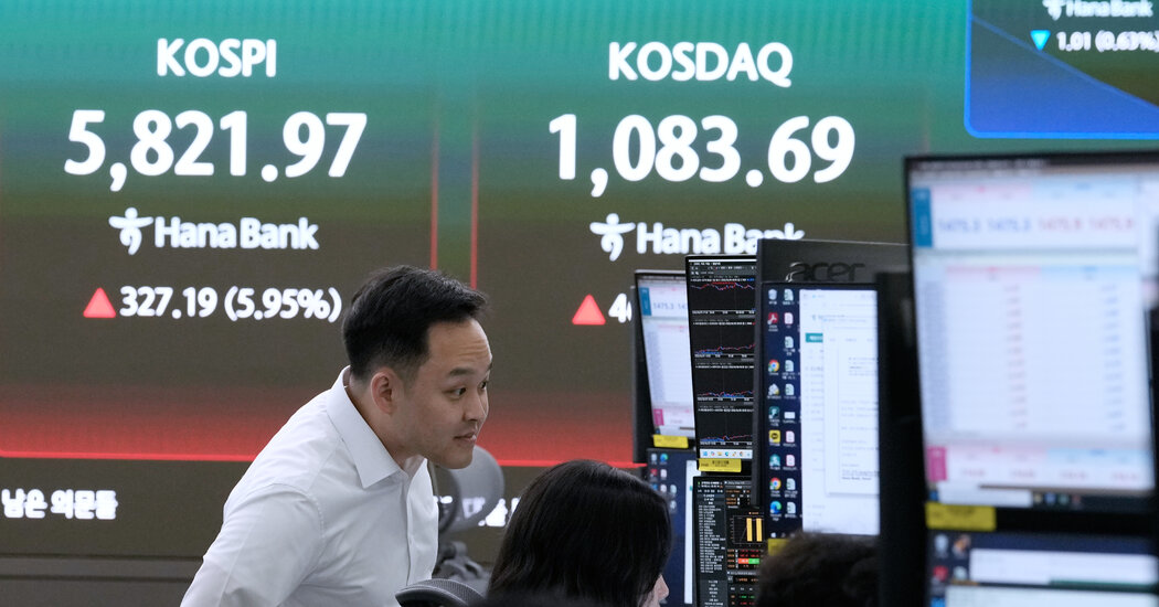 Oil Prices Plunge and Stocks Surge After Cease-Fire Deal