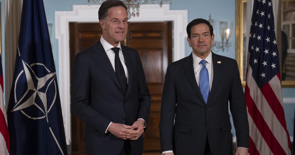 Trump lashes NATO after ‘frank and open’ Rutte meeting
