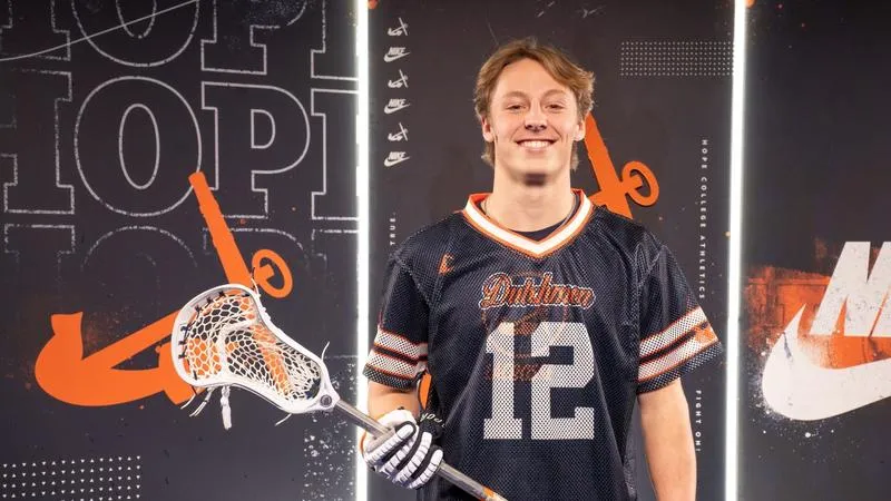 Gibson Heethuis Delivers Record Nine Assists Again, Men's Lacrosse Dominates Alma