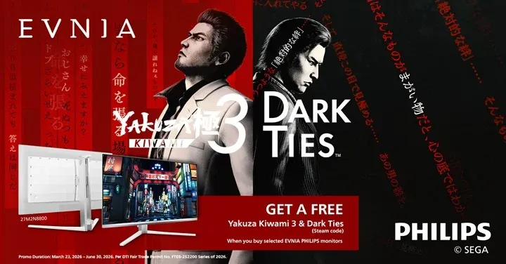 Philips Evnia OLED monitors now available in PH, bundled with SEGA promo