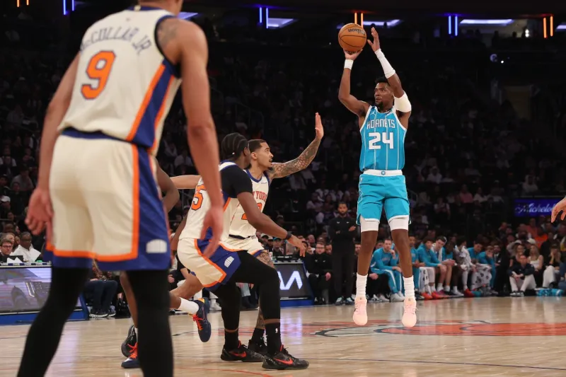 Hornets clinch the No. 9 seed and a home game in the East play-in tournament by beating the Knicks
