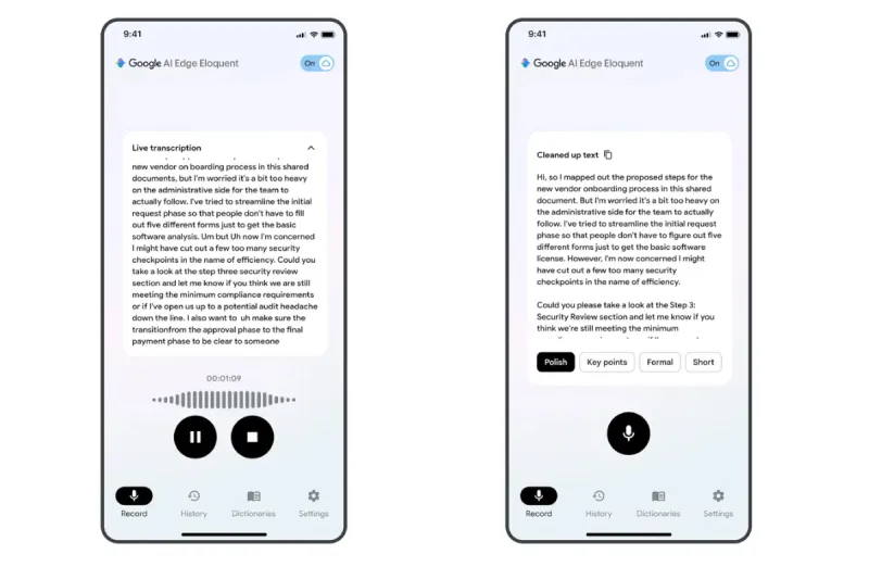 Free Google app offers offline voice-to-text dictation