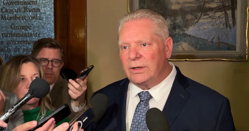 Doug Ford says majority strenghtens Carney in Trump talks
