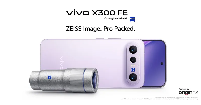 vivo Unveils X300 FE: Bringing ZEISS Super Telephoto Camera to a Compact Design