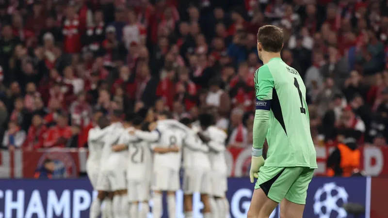 VIDEO: What a blunder from Manuel Neuer! Bayern Munich veteran gifts Real Madrid goal less than one minute into Champions League clash in worst possible for Vincent Kompany's men