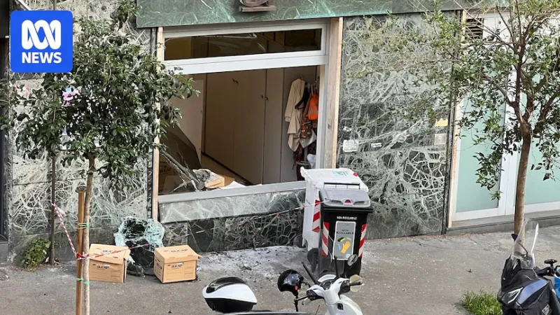 Armed robbers hold 25 people hostage in bank heist in Naples, Italy before escaping into the 'sewers'