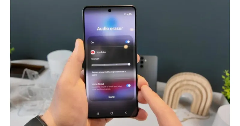 Galaxy S26 Audio Eraser delivers stunning real-time sound control