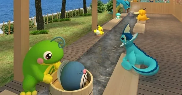 Pokémon hot spring footbath opening in Japan this spring
