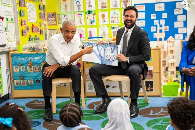 Obama meets Mamdani in New York City before reading to preschoolers