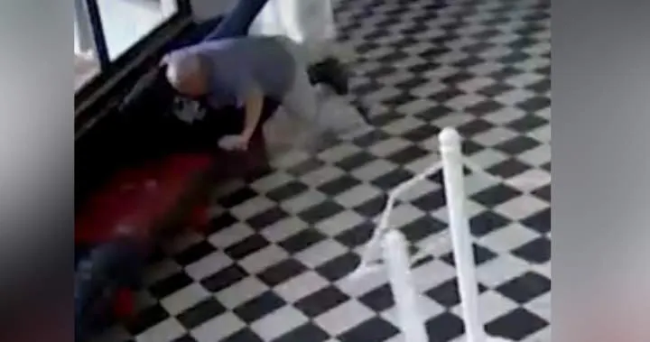 Hero principal who tackled school shooter crowned prom king in heartwarming video