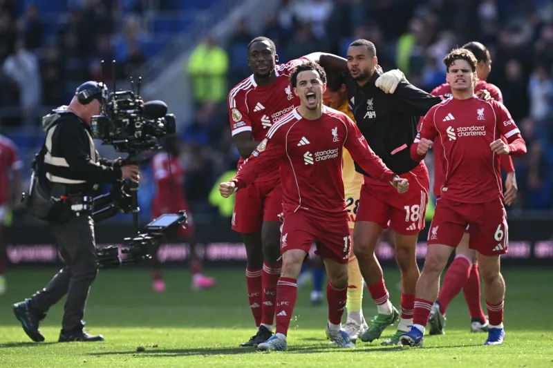 Curtis Jones set Premier League season record during Liverpool's win over Everton
