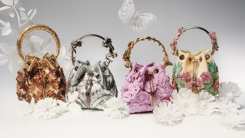 Jimmy Choo Unveils Bon Bon Capsule Inspired by Helen Musselwhite’s Layered Paper Artworks