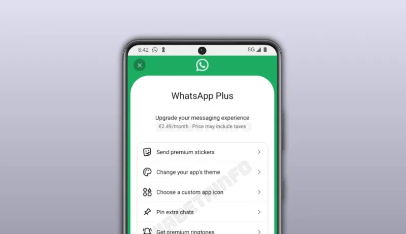 WhatsApp Plus paid subscription trial adds themes, pinned chats and premium stickers