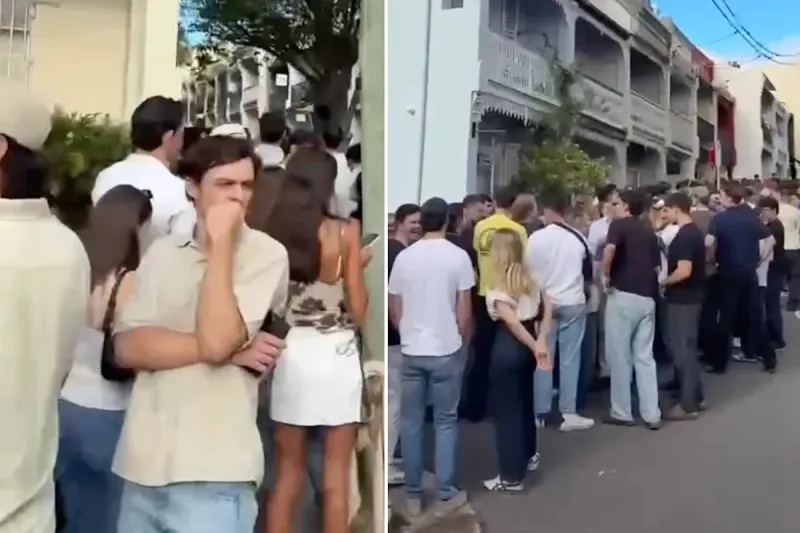 Wild scenes as thousands of Aussies take over pubs on Anzac Day: 'Out of control'
