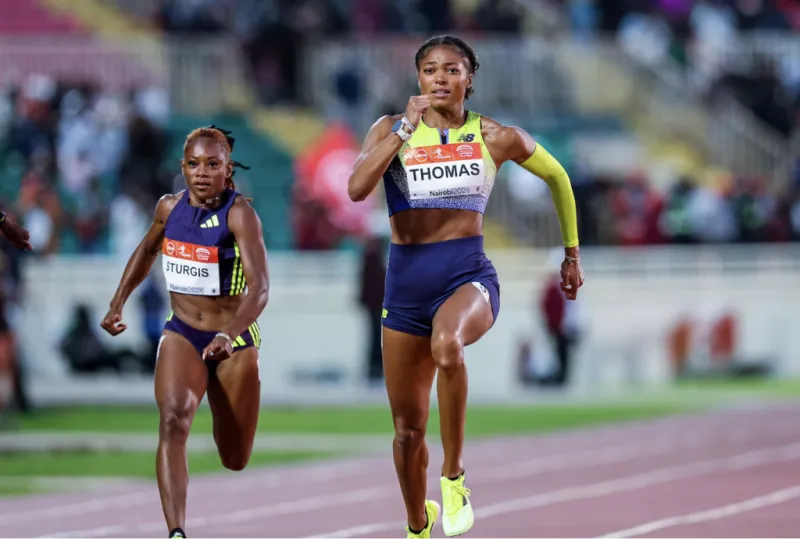 Gabby steals the show with double win at Kip Keino Classic