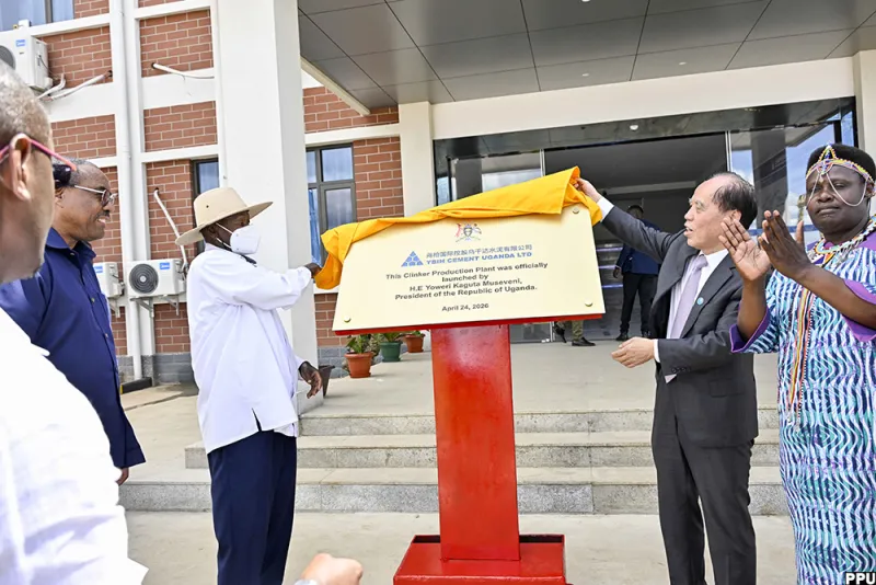 Museveni launches Chinese factory in Karamoja to boost cement production