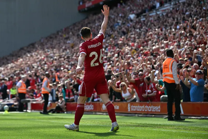 Andy Robertson could still be at Liverpool next season after intriguing Arne Slot comments