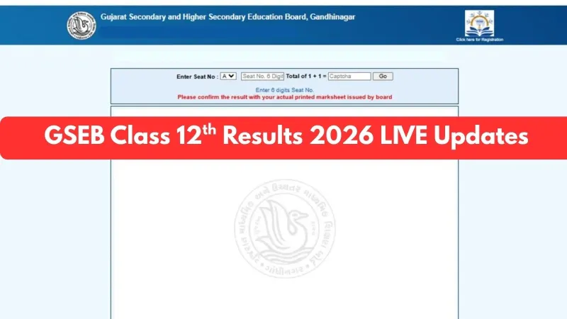 GSEB HSC 12th Class, GUJCET Result Download Marksheet Direct Link at GSEB.org