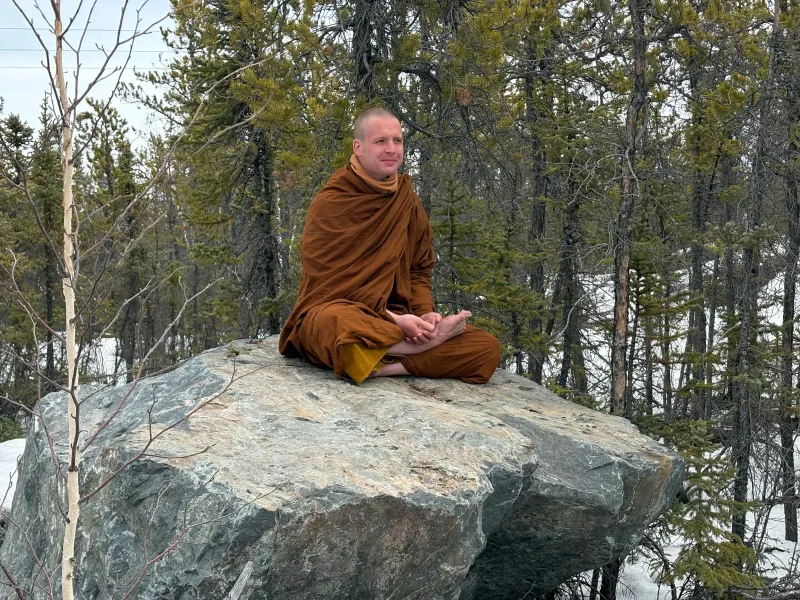 Meet the monk camping along Yellowknife’s Ingraham Trail