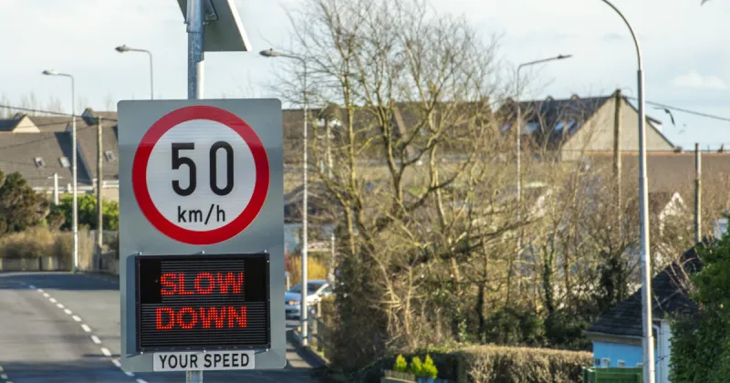 Cork battery thieves are targeting speed indicator signs