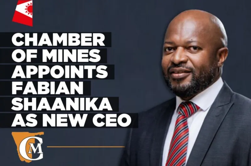 Fabian Shaanika named CEO of Chamber of Mines of Namibia