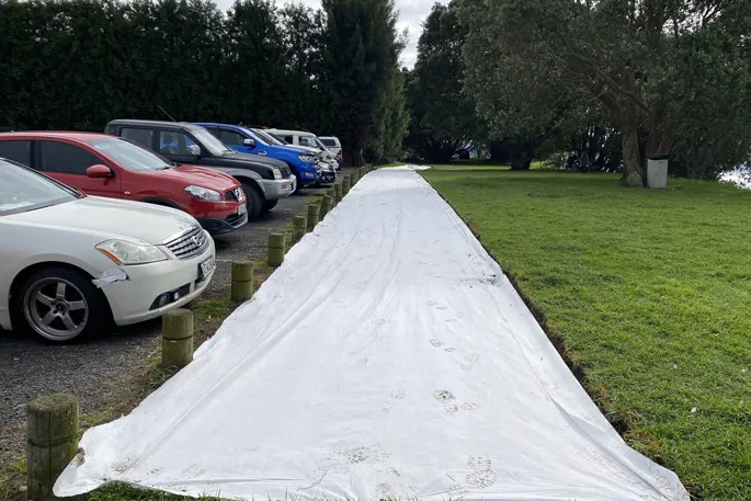 weather pathway being built
