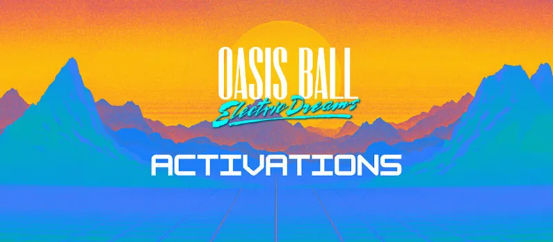 An evening of neon-drenched entertainment awaits at Friday night’s 2026 Oasis Ball