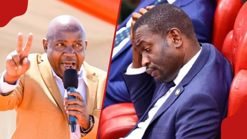 Ayub Savula Says Edwin Sifuna Lacks Political Standing, Dismisses His Rise: "Moto Ya Gazeti"