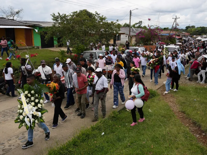 Red Cross says people displaced by conflict in Colombia doubled last year