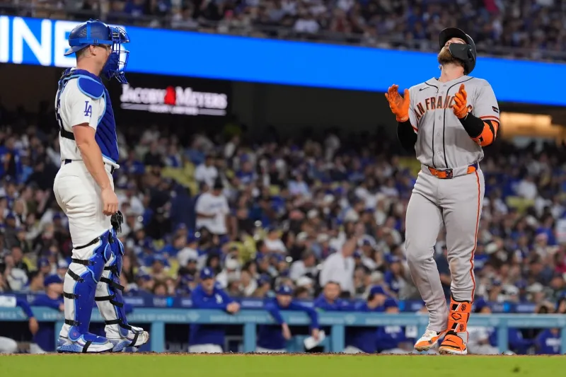 Giants backup catcher Eric Haase hits two homers in victory in LA